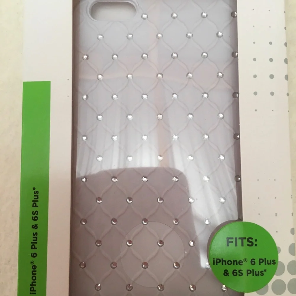 Free with Bundle New Womens girls iPhone cover rhinestones fits 6 plus & 6s plus